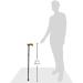 PCP Mobility Adjustable Travel Folding Cane Wood Derby Handle Matte Black 3/4-Inch Tip Size - Buy Online on SooperMarket.com