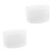 Operitacx 2 Pcs Silicone Mold Candle Molds Crystal Pen Holder Mold Makeup Tray Flower Pot Mold Flowerpot Plant Whitex2pcs 12.3X12.3cmx2pcs