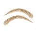 Artificial semi-permanent eyebrows made of 100% human hair to stick on - handmade (F2-6R)