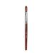 Alexnailart Kolinsky Sable Nail Brush Acrylic Brush for Acrylic Powder Nail Art Pen with Red Wooden Handle Manicure Design 12# Size 12 (Pack of 1)