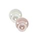 Elodie Details Schnuller 2 Pack natural rubber/latex BPA-free pacifier for babies from 0 to 6 months-powder pink pink pink 0-6 months