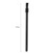 50 Pcs Disposable Lip Makeup Brush Set - Plastic Lip Applicators for Lipstick & Glossy Rods - Black Cosmetic Tool (8.2 cm) - Buy Online on SooperMarket.com