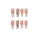 Buy WOOXDYUK 24 Matte Fake Nails - Full Cover Press On Acrylic Nail Art for Women & Girls - Perfect for Parties & DIY Manicure - Buy Online on SooperMarket.com