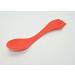 40pcs Plastic Spork Set | 7-inch Long Spoon Fork Knife Combo | Multiple Use Red Sporks - Buy Online on SooperMarket.com