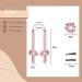 Upgrade Your Heatless Curls with DIY Curling Rod Headband - Soft Silk Ribbon Rollers for Long Medium Hair - Pink - Buy Online on SooperMarket.com