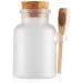 Tianzd 5pcs 100ml Matte Transparent Bathing Salt Containers - Eco-Friendly Cremation Boxes & Cosmetic Ointment Jars with Cork and Wooden Shovel | Ideal for International Shipping - Buy Online on SooperMarket.com