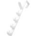 Hemoton 4 pcs Coat Over Hanger Holders Door Plastic Multifunctional Hanging Towel Portable White Hooks Hat 2pcsx2pcs Whitex2pcs - Buy Online on SooperMarket.com