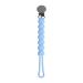 JIANIAO Silicone Pacifier Clip  100% Silicone Pacifier Strap with Clip Keeps Pacifiers  Teethers & Small Toys in Place  Features One-Piece Beaded Design & Silicone Cord