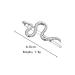 Silver Snake Hair Clips Set - Vintage Decorative Metal Barrettes for Women and Girls - 2pcs Punk Hair Pins for Thick and Thin Hair - Buy Online on SooperMarket.com