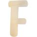 Large Wooden Letters 30cm Wooden Letter for Crafts Children's Names Capital Alphabet 5mm Thick Unfinished MDF Wood Slices Nursery Wall Hanging Art Sign Board Painting Home Decor (F)