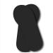 30 Pairs (60 Feet) Black Disposable Spray Tanning Feet Pads - Sunless Airbrush Tent Foot Protection - Buy Online on SooperMarket.com