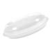 Cabilock 1pc Steamer Pasta Containers Dumpling Oven Rice Multifunction White Food Grade Pp Household Products 32.7x18.6cm