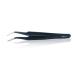 Dajidafu Stainless Steel Tweezers Anti-static Curved Nail Art Picking Pointed Rhinestones Nippers Elbow Precision Tools