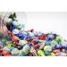 Walkers Toffee Sweets Assorted Flavours and Chocolate Eclairs x 200g Bundle with Silver Window Lid Refillable Tin - Buy Online on SooperMarket.com