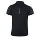 HORZE Fia Kids' Short Sleeve Moisture-Wicking Equestrian Riding Shirt for Show or Training Peacoat Dark Blue Small