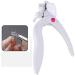 Apstour Acrylic Nail Clipper - Adjustable Stainless Steel Cutter for Thick Nails - U-Shaped False Nail Trimmer in White - Buy Online on SooperMarket.com