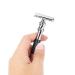 Classic Double Edge Metal Razor for Men - Black Shaving Razor for Beard Grooming | International Shipping Available - Buy Online on SooperMarket.com