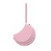 OUEYFER orthodontic retainer case made of soft silicone oral shells portable prosthesis holder shell brisk case for office portable retainer holder travel case retainer pink