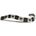 Equipride Argentina Polo Browband for Bridle Embroidered Gaucho Grey Brown Leather Pony (14")