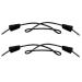 Elastic Shoelaces Strings Replacement Laces for Hey Dude Shoes Black 16Inch