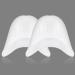 FOMIYES Silicone Pointed Dance Shoe Pads - High Heel Toe Protectors for Women - 1 Pair (White) - Buy Online on SooperMarket.com