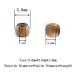 400pcs Light Brown Silicone Lined Nano Rings for Hair Extensions - Vlasy Micro Nano Beads - Buy Online on SooperMarket.com