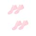 minkissy 2 Pairs Sock Tableware Sucker Moisturizing Heel Sleeves Spa Silicone Gel Skin Protect Soles Exfoliating Essential Oil Moisturizing Cotton Moisture Cream Women's Sebs Pink Vitality