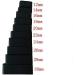 SYBL 8 Pack Rubber Watch Band Loops - Replacement Silicone Strap Keeper Rings (Black) | 12mm-26mm - Buy Online on SooperMarket.com
