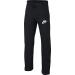 NIKE Sportswear Boys' Club Fleece Open Hem Pants Black/White Medium