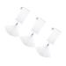 BELLIFFY 6pcs Bubble Net Bath Defoliator Towel Mesh Soap Saver Foaming and Drying Soap Net Bar Soap Pe White
