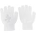 Leeadwaey Ice Skating Gloves for Girls & Women - Magic Stretch Black Flower & Snowflake Styles - Kids to Adult Sizes - Buy Online on SooperMarket.com