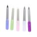 Cafurty Nail Tools - 5pcs Metal Double Sided Nail File Stainless Steel Manicure Pedicure Tools Files - Metal Nail File Men Filer for Toenails Stainless Steel Fingernail Files 5 Pack
