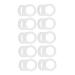 10pcs Soft Silicone Pacifier Clips - Safe & Stylish Baby Accessories for International Shipping - Buy Online on SooperMarket.com