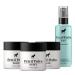 Pete & Pedro CORE FOUR HAIR KIT - Men's Hairstlying Best Of Set | Hair Clay Paste Putty & Sea Salt Spray | As Seen on Shark Tank 2 oz. Each