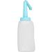 Gentle and Safe 500mL Nasal Rinse Kit for Sinus Relief Easy to Use and Clean Suitable for All Ages Excellent Quality Material with 2 Nozzles - Buy Online on SooperMarket.com