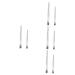 Beavorty 8 Stk Stamp Clip Tool tweezers for tinkering sticker tweezers stamp collector tweezers stamp tweezers made of stainless steel jewelry applications martensitic stainless steel 15.20x1.00cmx4PCs as shown x 4 pieces