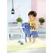 Buy Zapf Creation Baby Born Bath Deluxe Bathrobe Set - Blue Doll Clothing 43 cm | International Shipping Available - Buy Online on SooperMarket.com