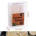 Cinnamon Flavored Toothpicks for Adults - 800 Pcs in Clear Plastic Boxes - Buy Online on SooperMarket.com