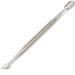 Best Cuticle Pusher and Spoon Nail Cleaner - Professional Stainless Steel Cuticle Remover, Cutter and Trimmer Manicure and Pedicure Tool  for Fingernail and Toenail Care by Malva Belle Stainless Steel -1