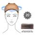 Teenitor 20 Pack Brown Nylon Wig Caps for Men and Women - Skin Tone Stocking Cap for Wig Application - Buy Online on SooperMarket.com