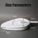 Bedpan for Women Men Elderly Bedpan for Bariatric Adults with No Spill Or Splash Design Hospital Home Bedpan Female Bed Pan with Handle Portable Bedpan Male Bedpan Firm Thick Stable Blue - Buy Online on SooperMarket.com