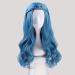 Buy Descendants 2 Evie Wig - Long Blue Braided Wavy Synthetic Hair + Cap | Heat Resistant International Shipping - Buy Online on SooperMarket.com