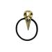 Amosfun Seamless Hair Ties Hair Bands for Womens Hair Womens Hair Accessories Alloy Hair Scrunchies Simple Hair Tie Elastic Skull Hair Ties Bird Skull Scrunchies Ring Halloween Women's