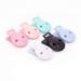 18pcs/Pack Round Head Plastic Pacifier Clip Clasps Soother Holder for DIY Beads Paci/Pacifier/Dummy/Bib/Toy Holder Clip Baby Accessories