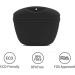 KOMUNJ Silicone Dog Treat Pouch Treat Bag for Dogs Silicone Dog Treat Bag for Dog Training Clip on Portable Training Container (Black) - Buy Online on SooperMarket.com