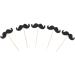 Luzhengyang 20pcs Mustache Stick Cupcake Birthday Wedding Cake Topper - Buy Online on SooperMarket.com