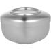 Angoily 3-Pack Razor Shell for Men - Premium Shaving Foam Cup & Soap Box | Steel Lid Silver Design - 11x11x6.5cm - Buy Online on SooperMarket.com