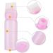 Ehoter 120Ml Applicator Bottle Hair Colour Brush Hair Oil Bottle with Graduated Brush Applicator Bottle Comb Root Comb Salon Hair Coloring Tool (Pink) 1.0 count - Buy Online on SooperMarket.com