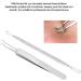 Blackhead & Pimple Removal Tool Stainless Steel Blackhead Removal Tool Kit Curved Tweezers+Looped Double-end Pimple Extractor - Buy Online on SooperMarket.com