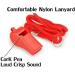 Fya Whistle Red Emergency Whistle 2PCS with Lanyard - Super Loud Plastic Whistle for Self-Defense, Lifeguard & Emergencies - Buy Online on SooperMarket.com